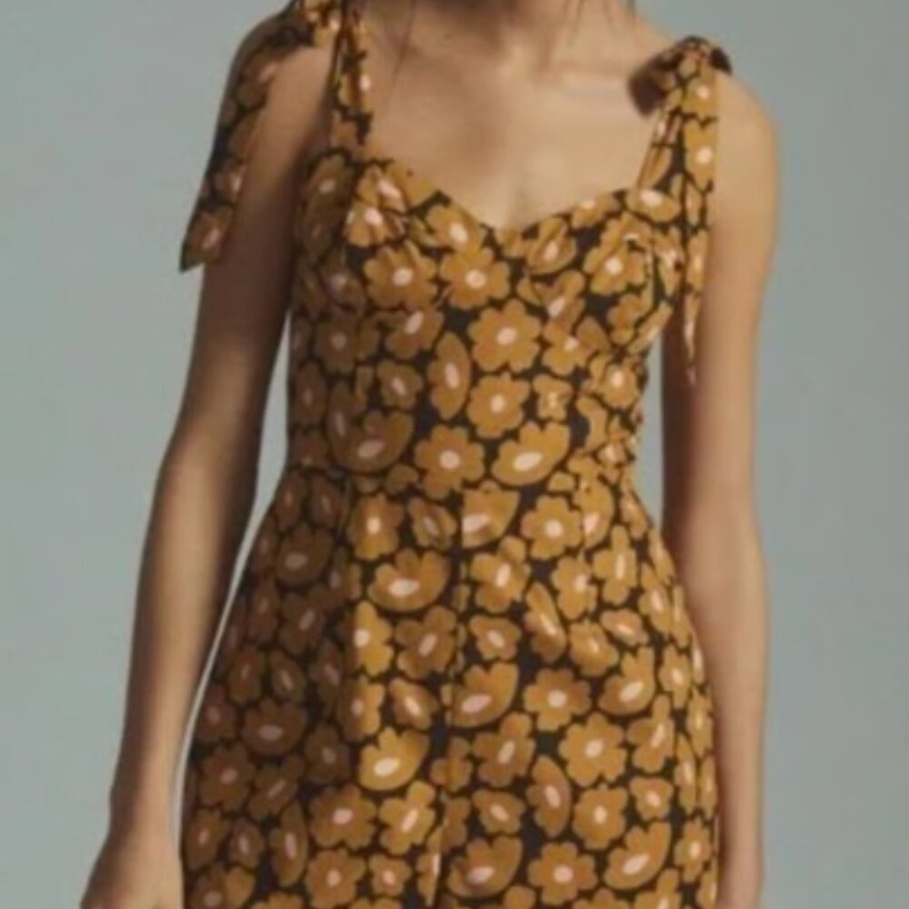 NWOT Anthropologie Hutch Corset Romper (size 14)